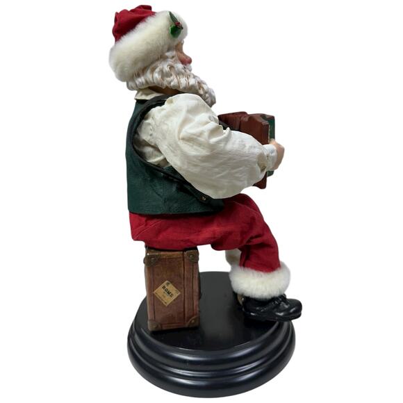 Possible Dreams Clothtique Santa, Musical and Animated Accordion Playing Santa - Picture 3 of 7